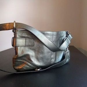 Metallic Coach Handbag